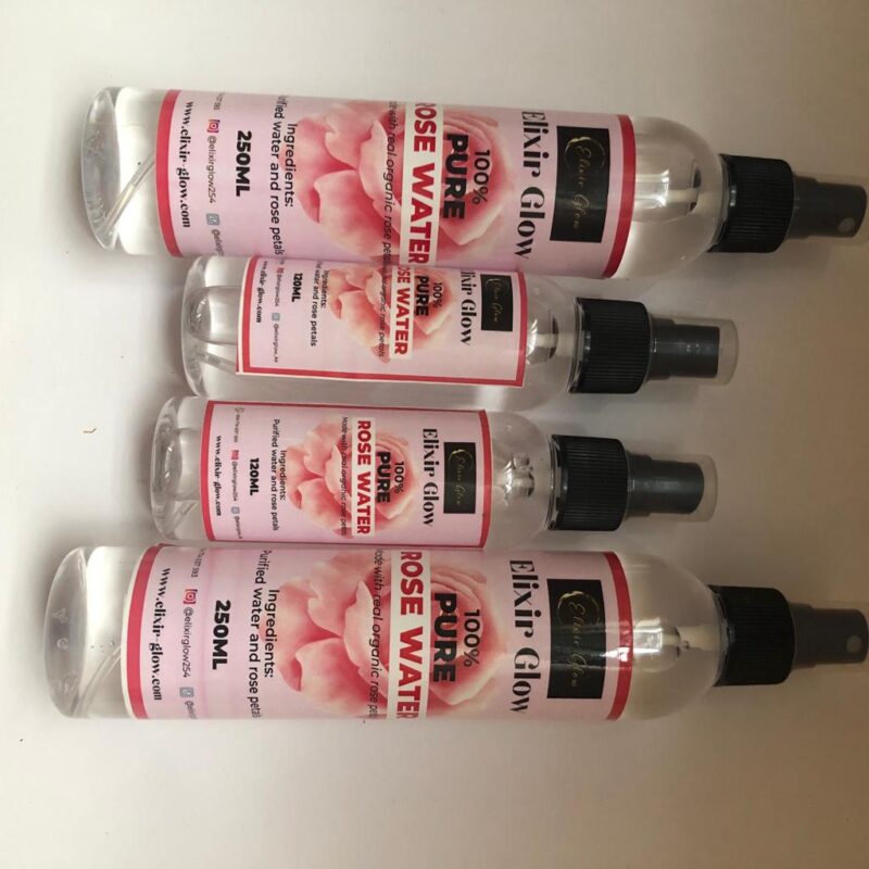 Elixir Glow 100% Pure Rose Water 250ml - Image 2