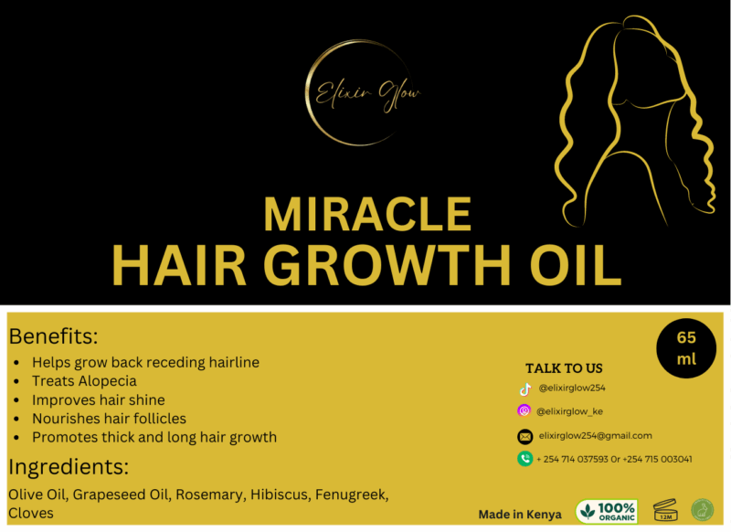 Elixir Glow- Ayuverdic Hair Growth Oil & Hair Tonic (Copy) - Image 3