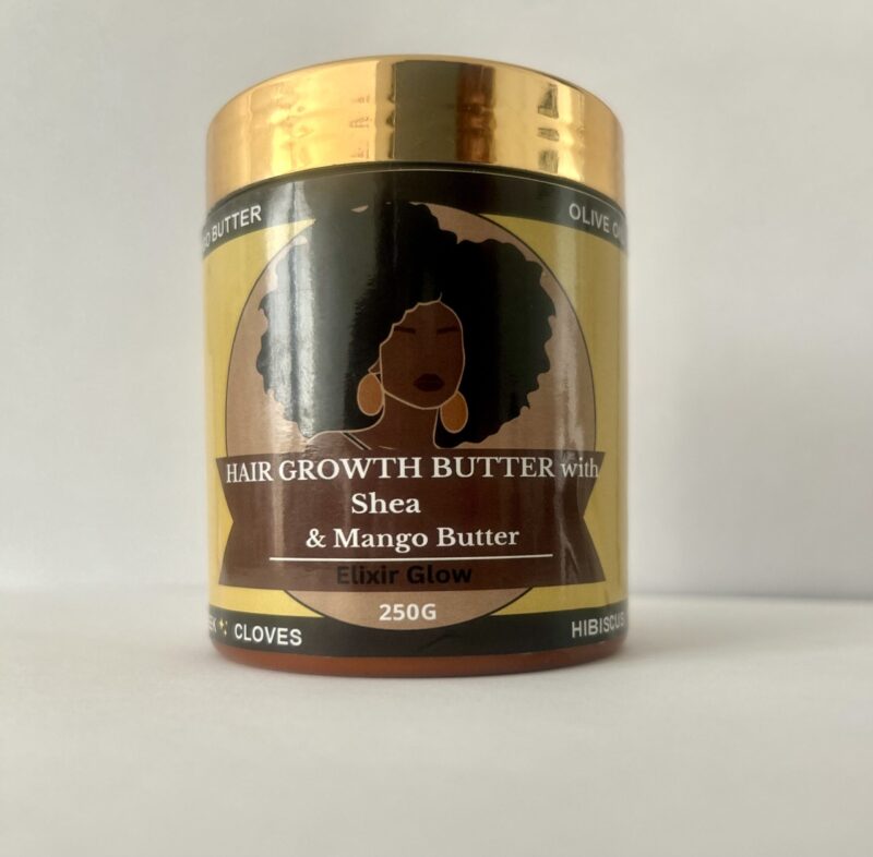 Elixir Glow- Hair Growth Butter with Shea & Mango Butter 250g
