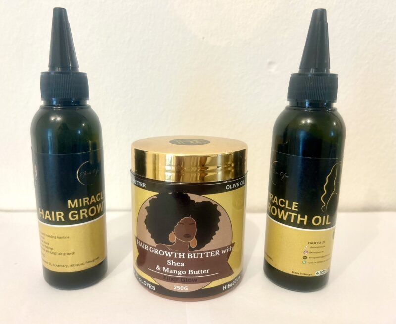 Elixir Glow- Hair Growth Butter with Shea & Mango Butter 250g - Image 2