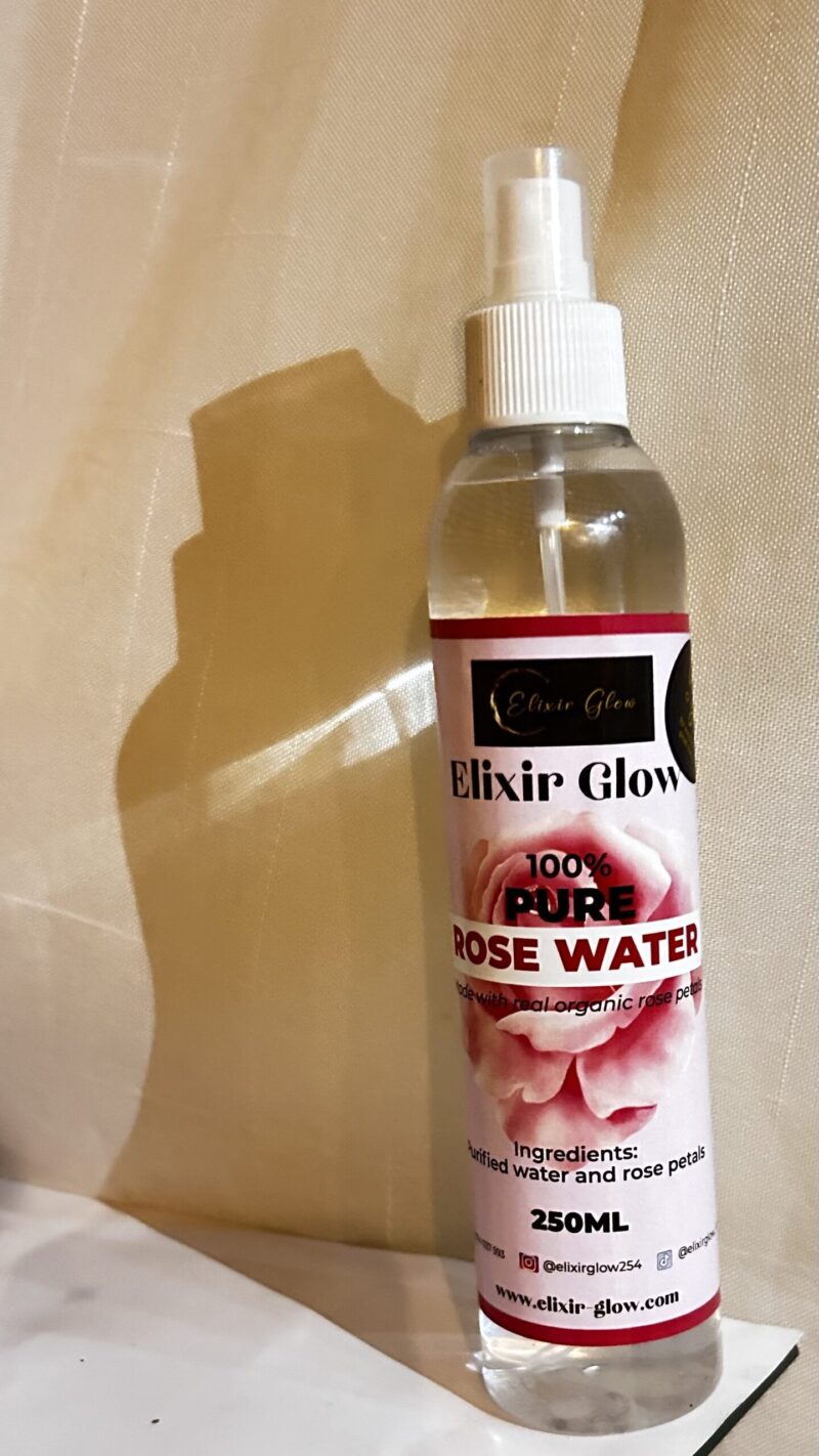 Elixir Glow 100% Pure Rose Water 250ml - Image 3